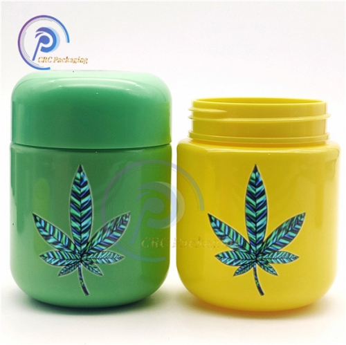 CBD gummy bear plastic container with CR lid